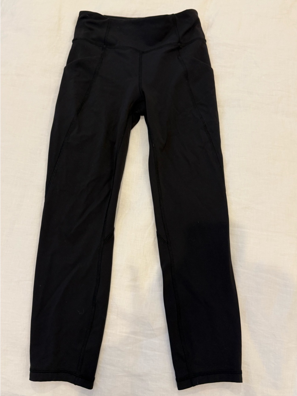 Black Active Leggings with Pockets on side